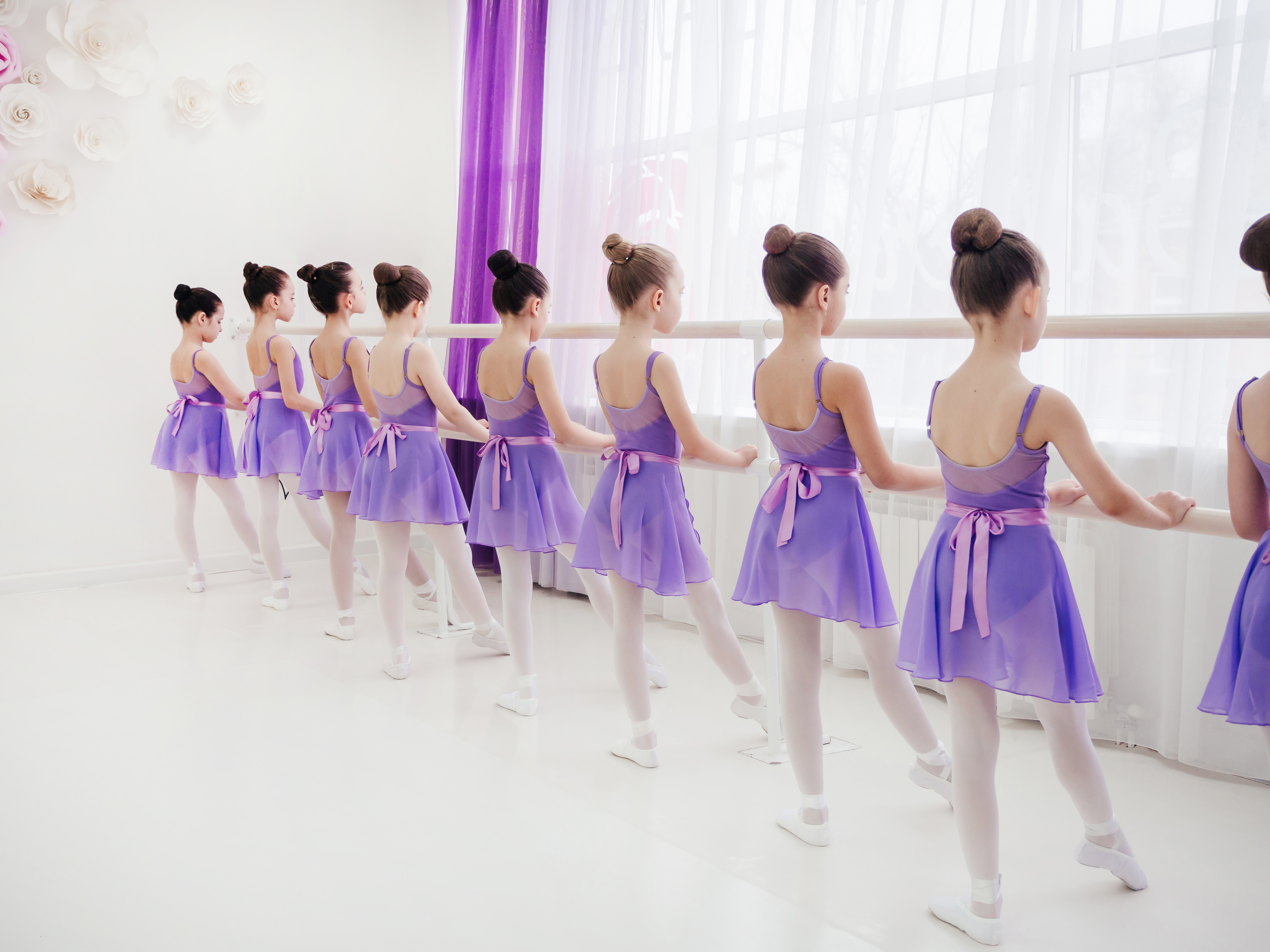 Занятия в школе балета